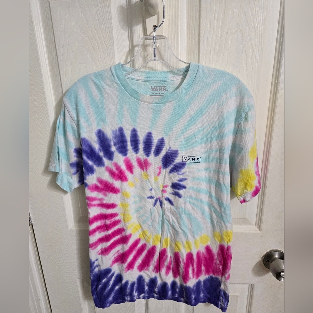 Vans Mens Drop V Spiral Tie Dye Multi-Color Size Small
